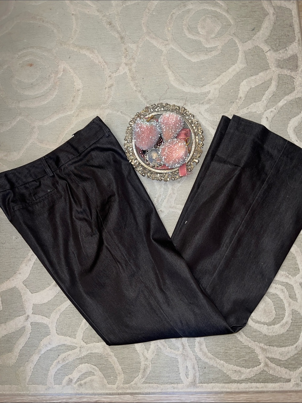 NWT🌷TAHARI🌷Walnut cotton polyester elastane trouser pant